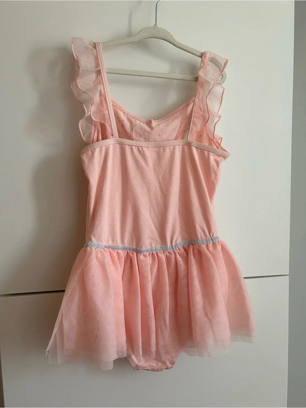 Girls Pink Sparkle Tutu Dress - Size L (10/12)
